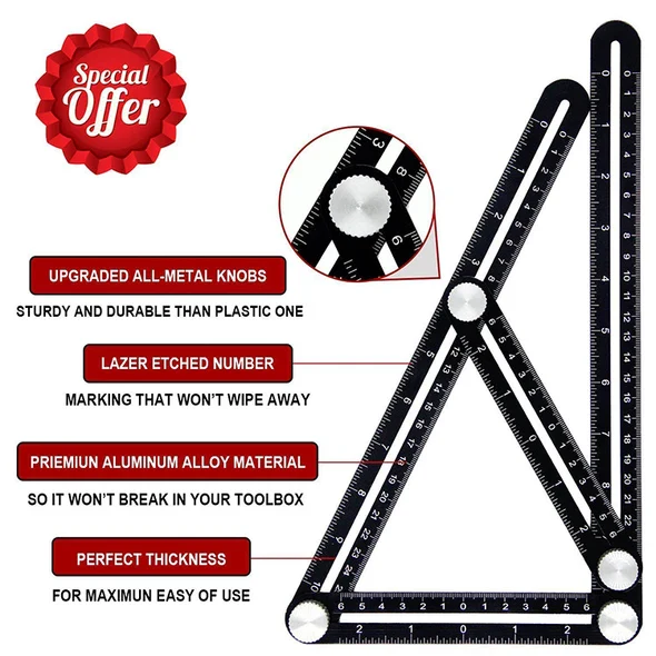 Alloy Universal Multilateral Measuring Locator-50% OFF September Special