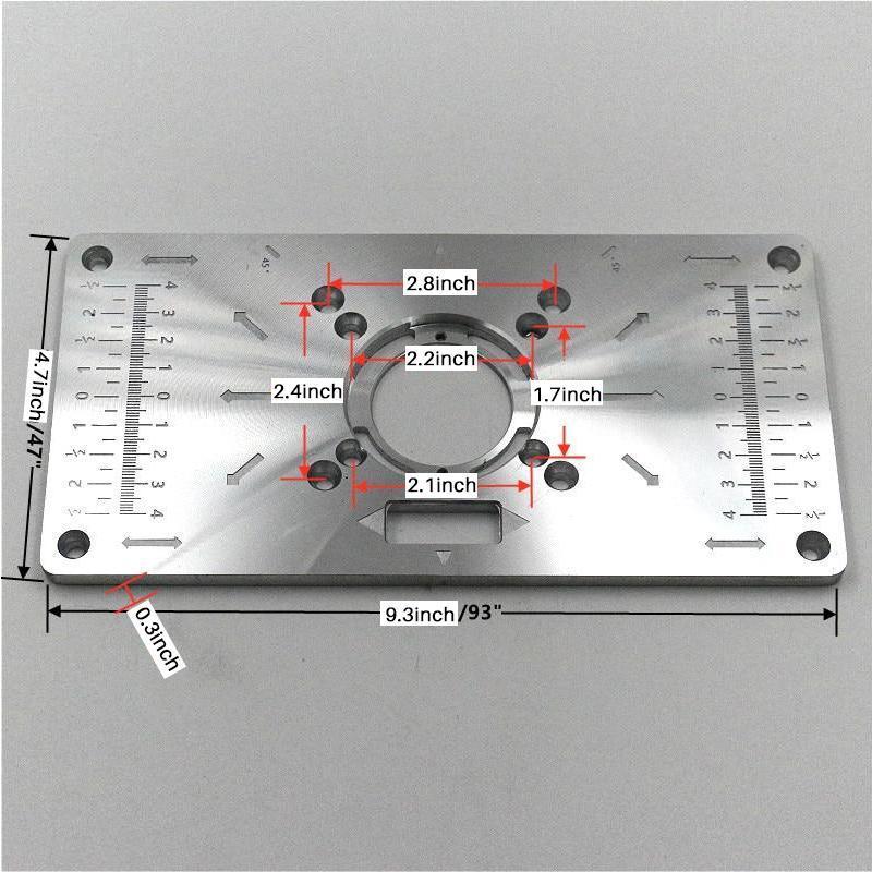 Aluminium Router Table Insert Plate - Image 6