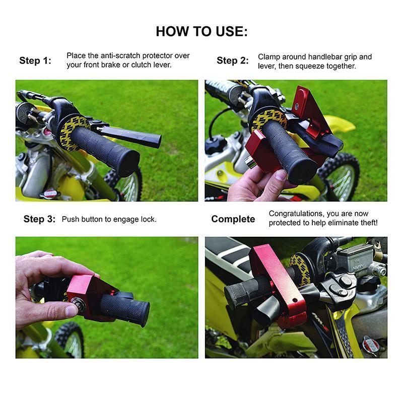 Aluminum alloy handlebar lock - Image 6