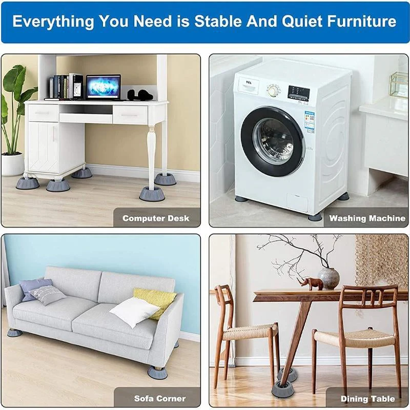 Anti Vibration Washing Machine Support（4PCs) - Image 2