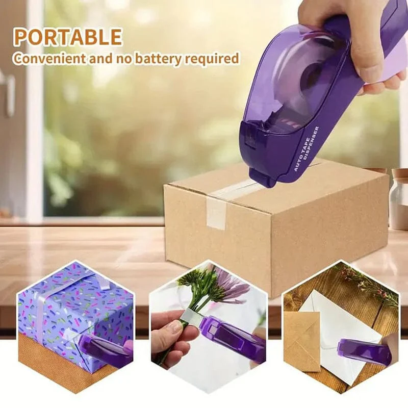 Automatic Tape Dispenser, All-inclusive Handheld Tape Cutter - Image 4