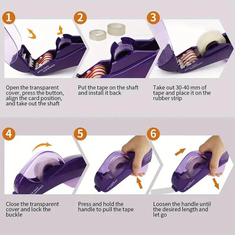 Automatic Tape Dispenser, All-inclusive Handheld Tape Cutter - Image 5