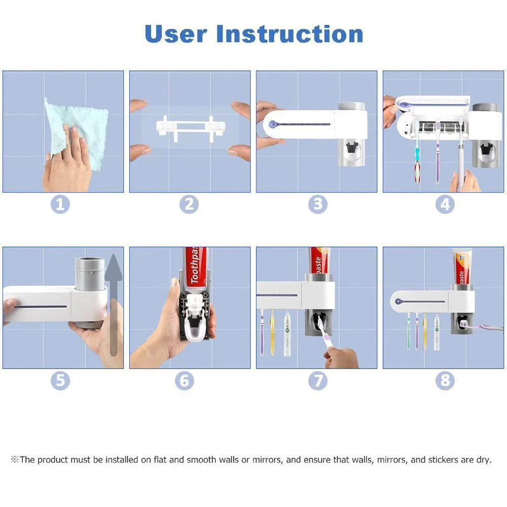 Automatic Toothpaste Squeezer and Holder Set - Image 3