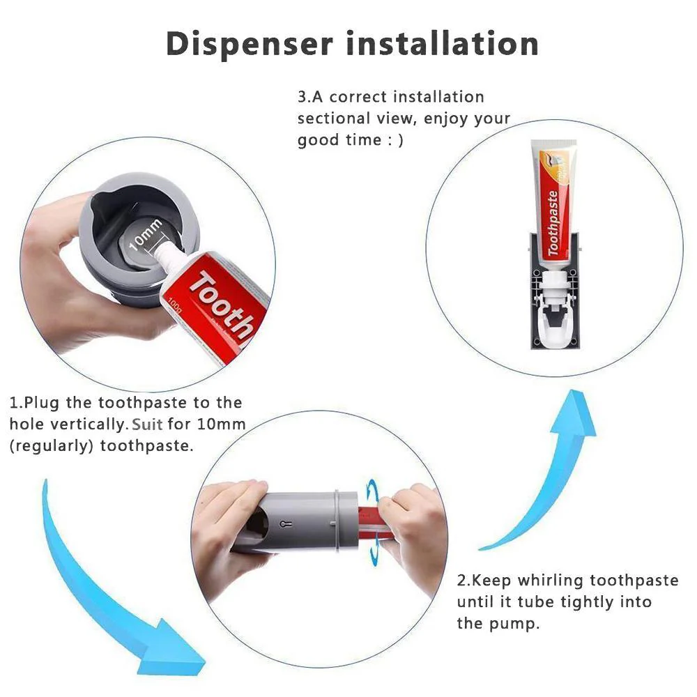 Automatic Toothpaste Squeezer and Holder Set - Image 4