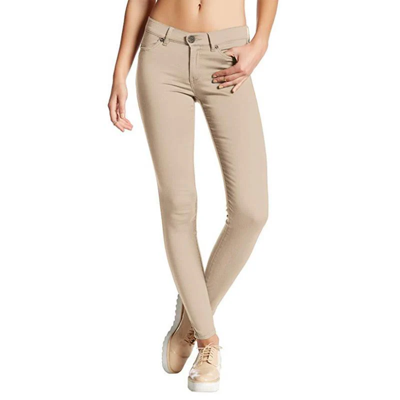 Autumn and winter women's skinny denim trousers - Image 3