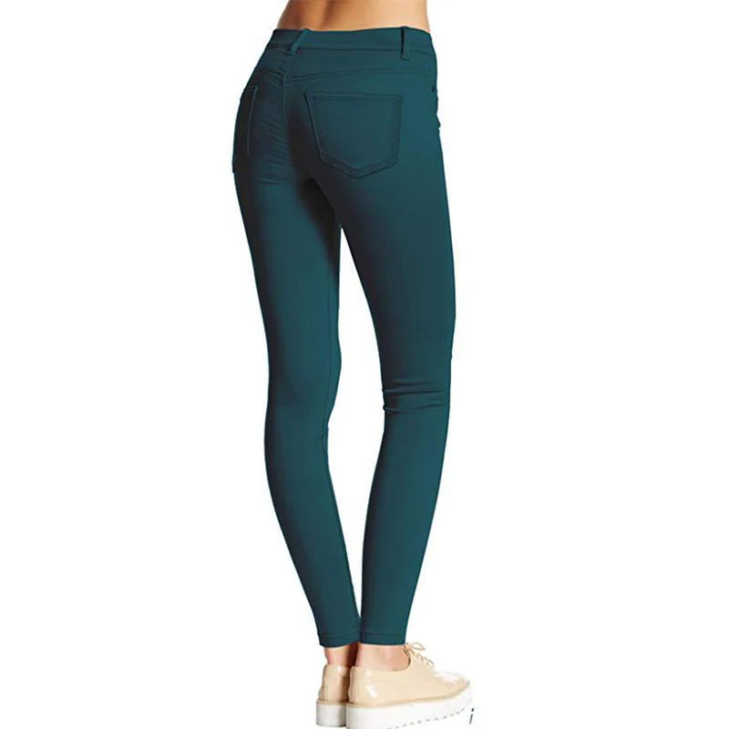 Autumn and winter women's skinny denim trousers - Image 9