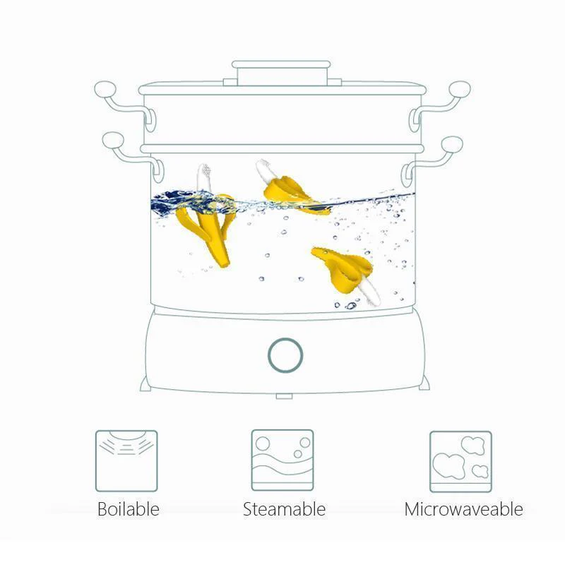 Baby Banana Training Toothbrush & Teether - Image 6