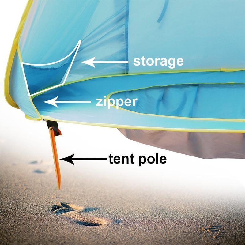 Baby Beach Tent UV-Protection Sun Shelter - Image 4