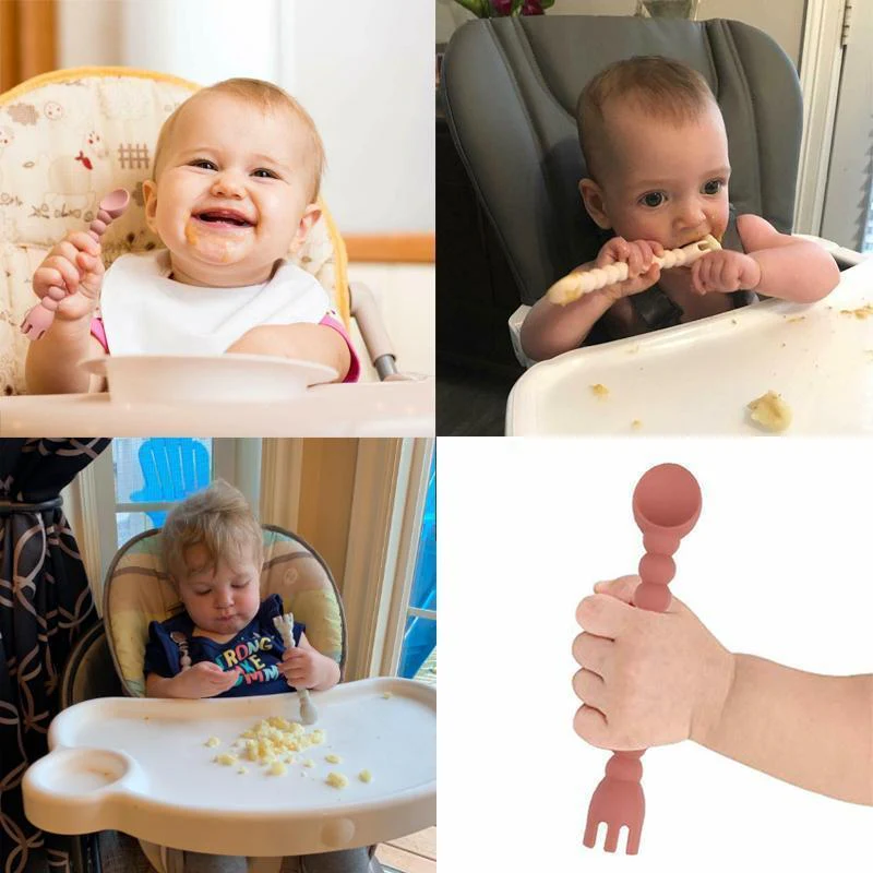 Baby Feeding Set Spoon and Fork( Set Of 3 ) - Image 8
