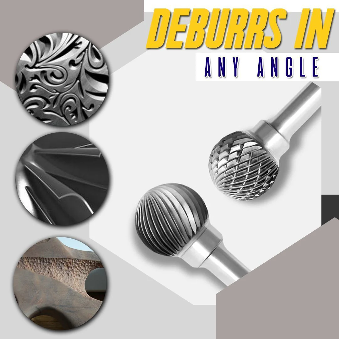 Ball End Double Cut Rotary Burrs File - Image 4