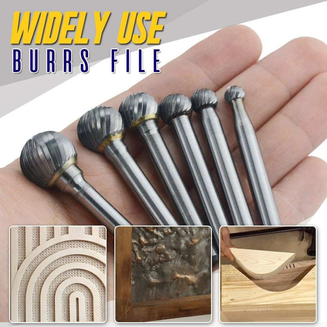 Ball End Double Cut Rotary Burrs File - Image 8