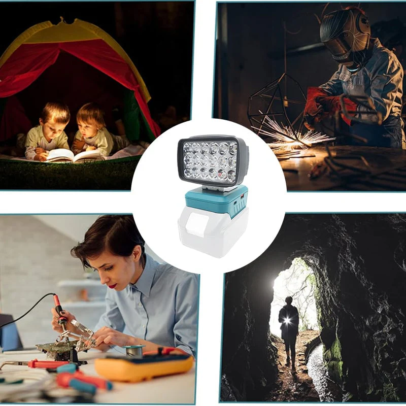 (Batteries not included)Lithium Battery LED Work Light - Image 2