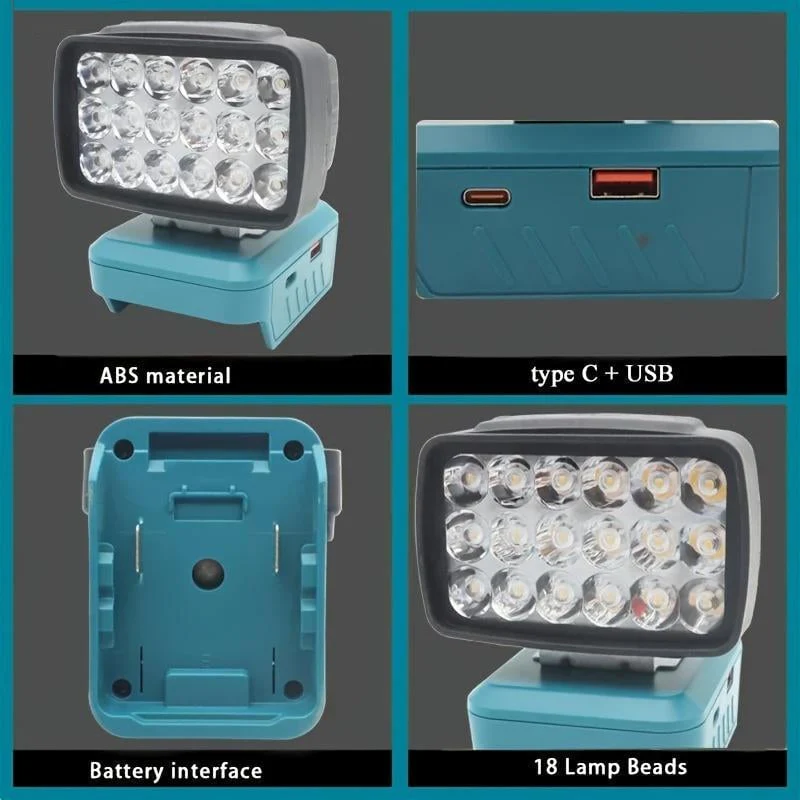 (Batteries not included)Lithium Battery LED Work Light - Image 8