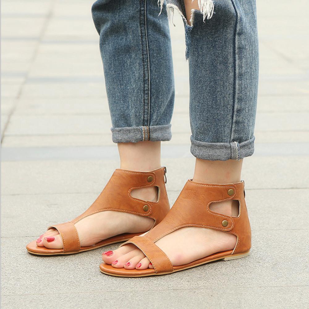 Bestsellers & Best Recommendations Women's comfortable sandal with rivets - Image 5