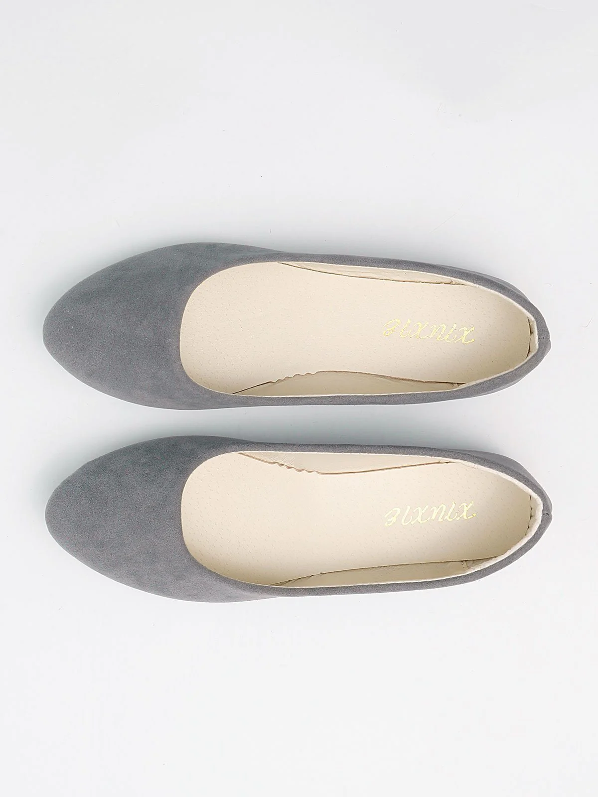 Big Size Suede Candy Color Pure Color Pointed Toe Light Slip On Flat Loafers - Image 13