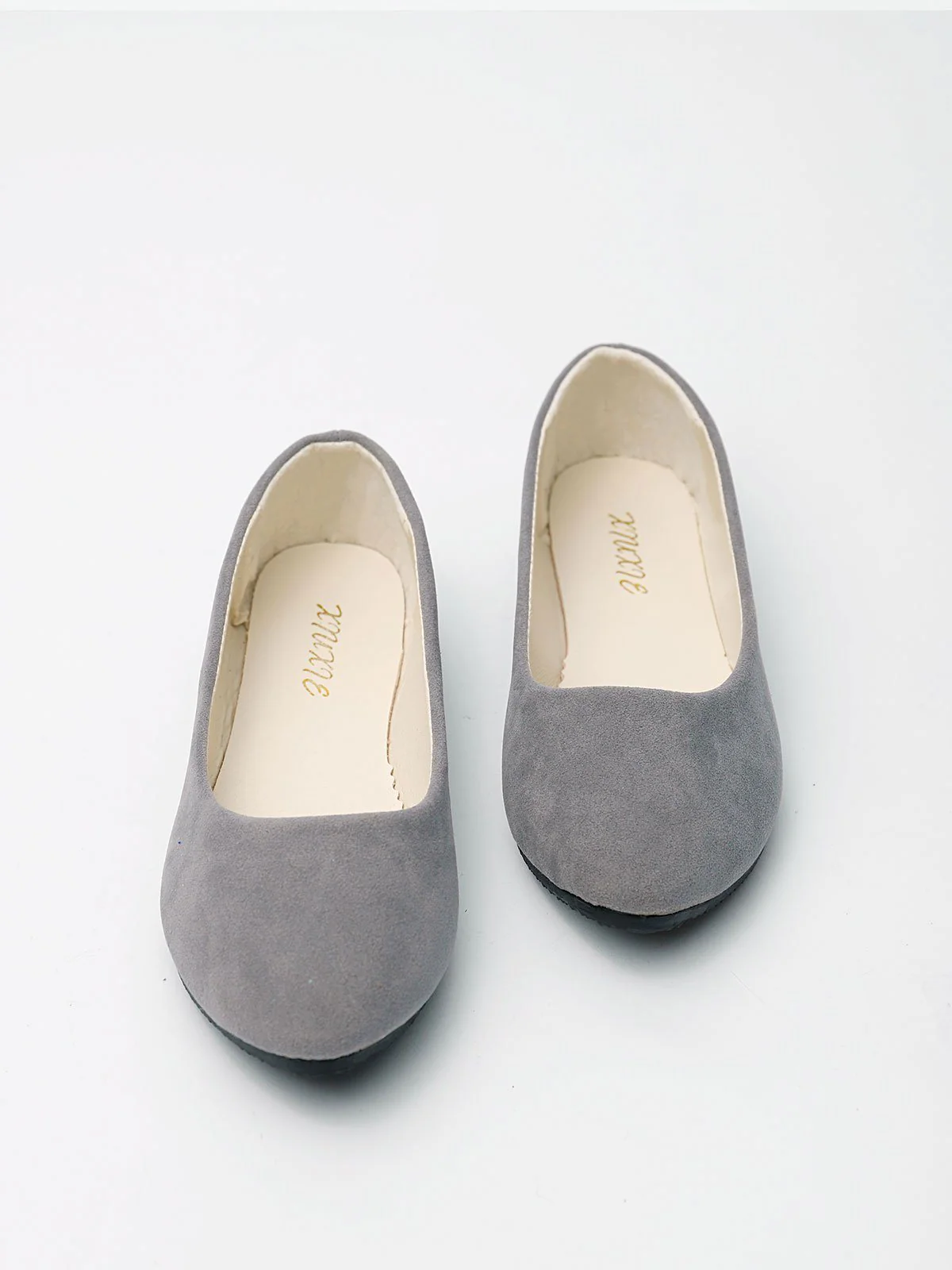 Big Size Suede Candy Color Pure Color Pointed Toe Light Slip On Flat Loafers - Image 16