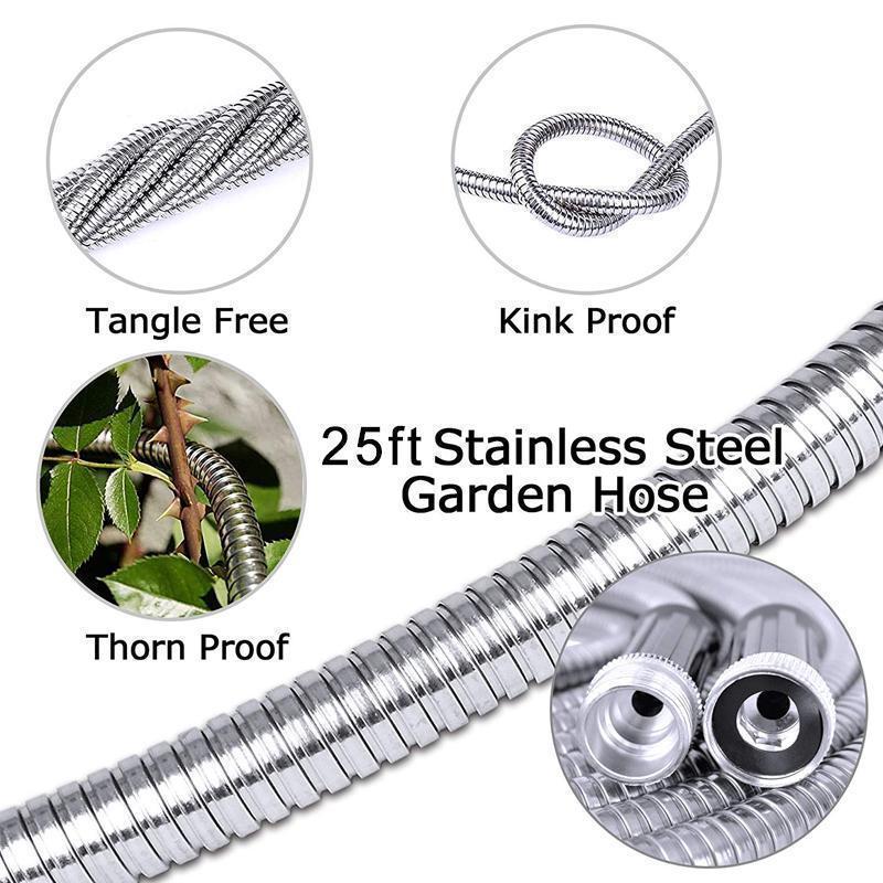 Bionic Steel 304 Stainless Steel Metal Garden Hose - Image 7