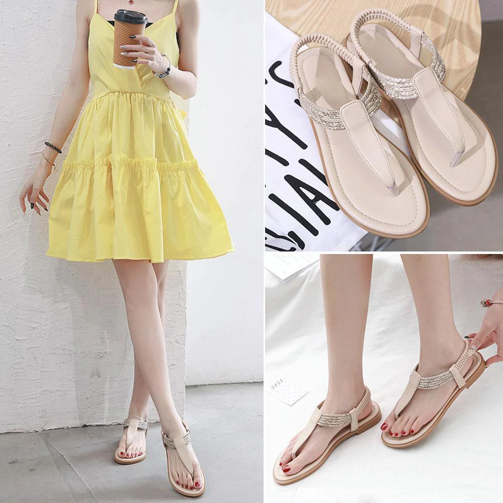 Bohemian Flat Sandals for Women Summer Fashion Comfort Strap - Image 8