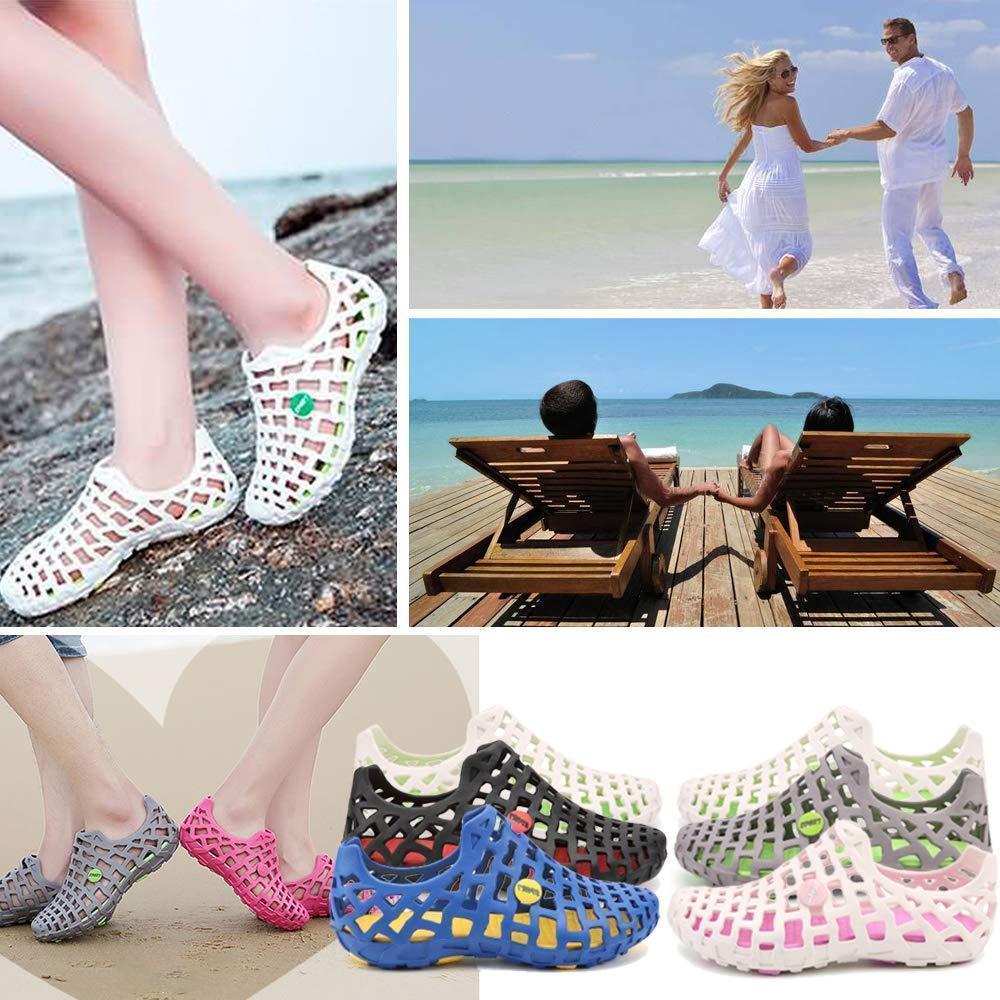 Breathable Hollow Out Pure Color Flat - Image 10