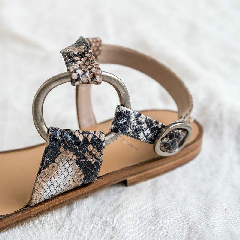 Buckle Flat Heel Sandals - Image 8