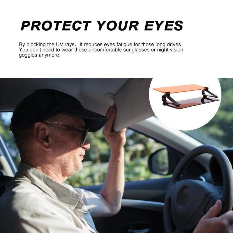 Car HD Anti-Glare Sun Visor - Image 3
