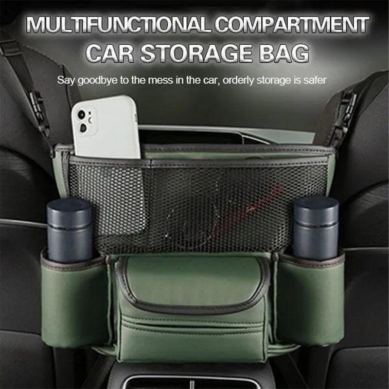 Car Large Capacity Pu Storage Bag - Image 3
