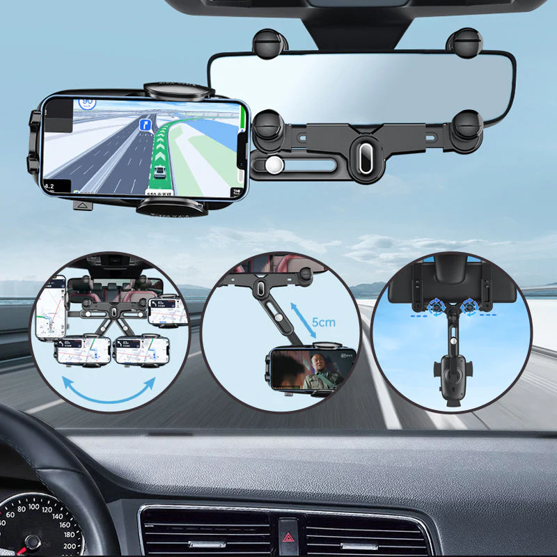 Car rearview mirror mobile phone holder - Image 10