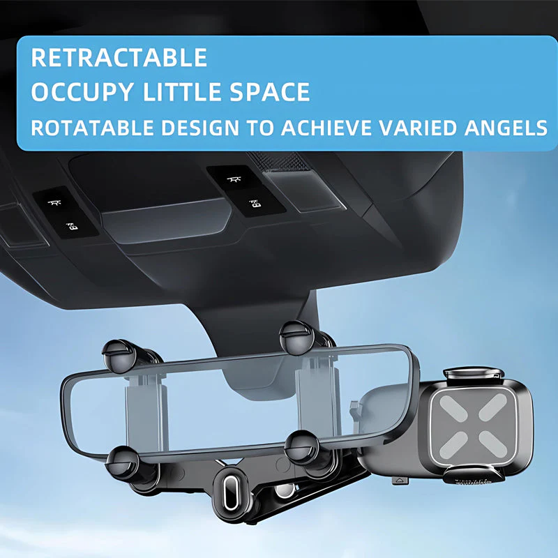 Car rearview mirror mobile phone holder - Image 5