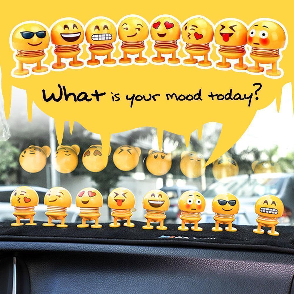 Car Shaking Head Emoji Doll Toys - Image 3