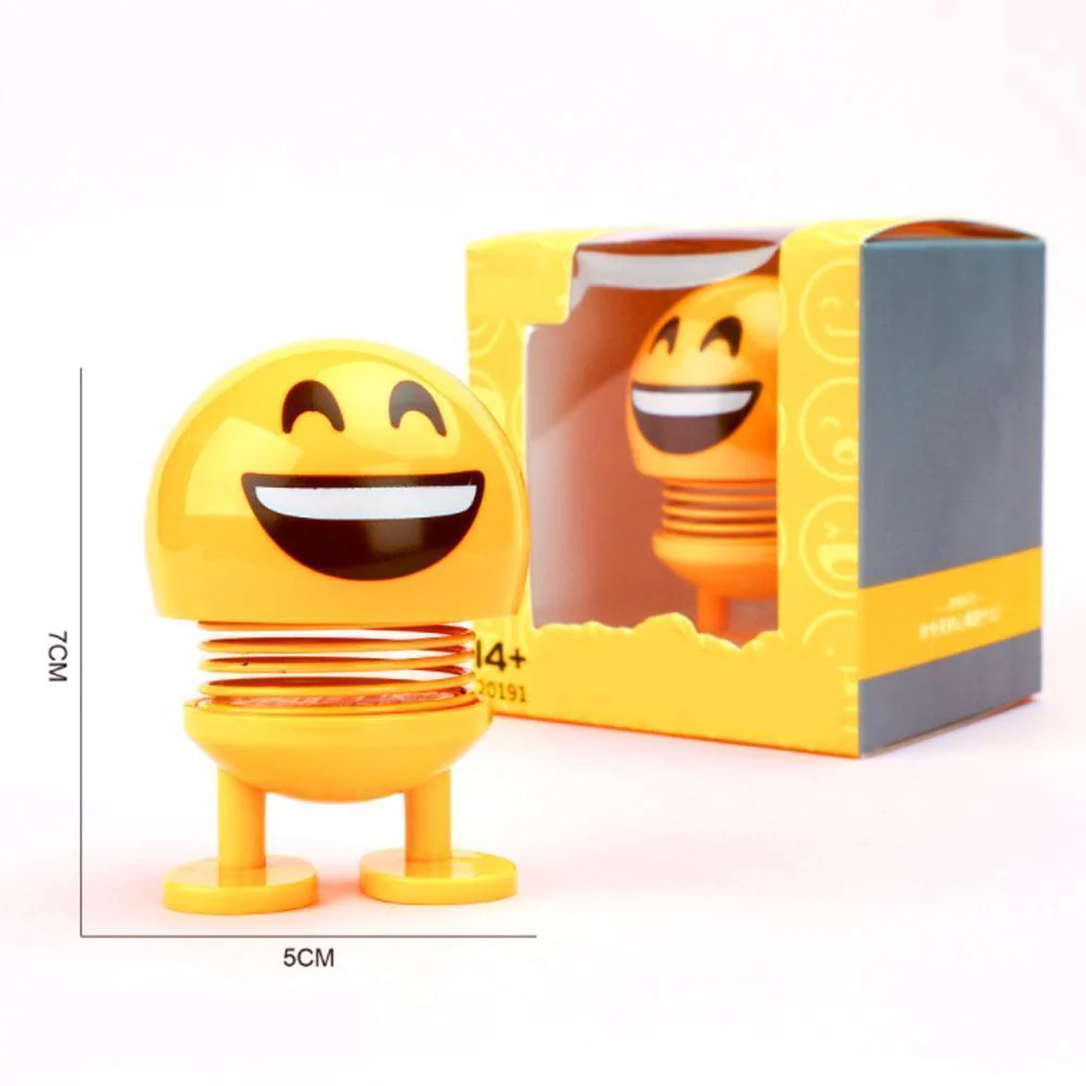 Car Shaking Head Emoji Doll Toys - Image 4