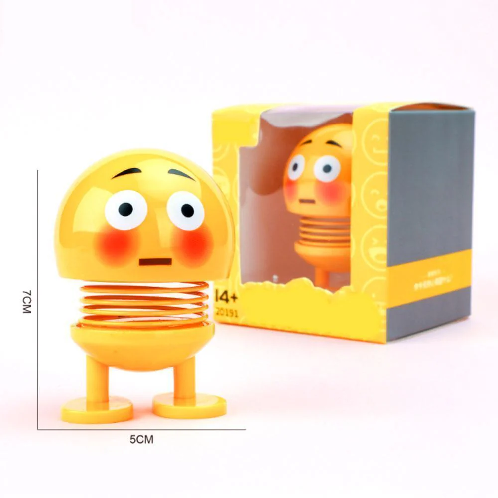 Car Shaking Head Emoji Doll Toys - Image 5