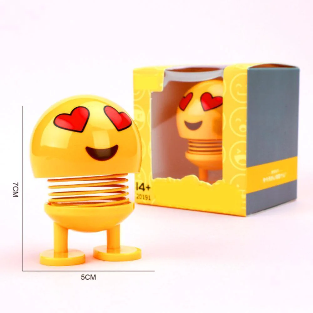 Car Shaking Head Emoji Doll Toys - Image 6