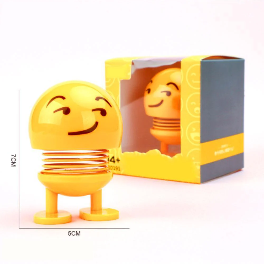 Car Shaking Head Emoji Doll Toys - Image 8