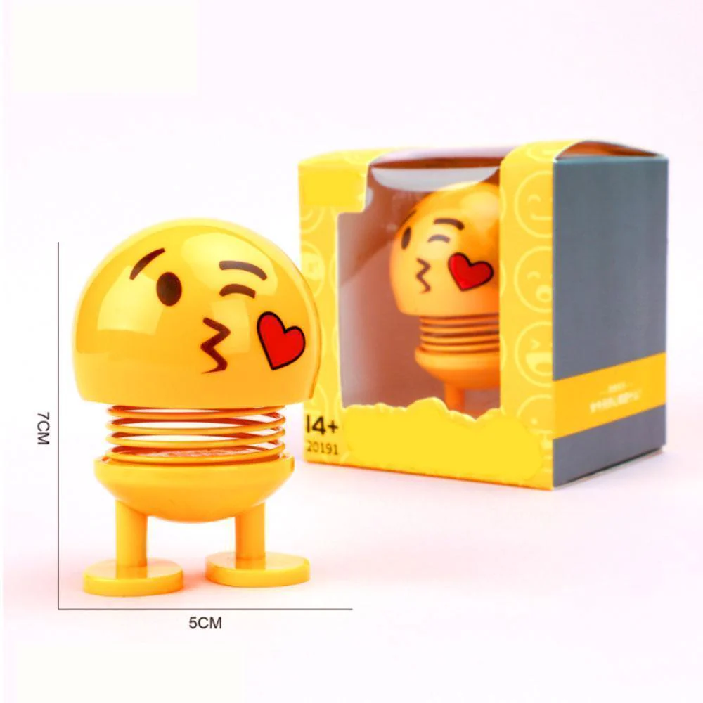 Car Shaking Head Emoji Doll Toys - Image 9