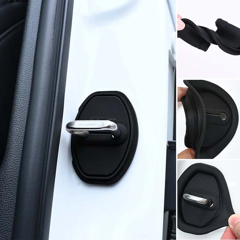 Car Silicone Door Latch Protective Cover(4PCS) - Image 13