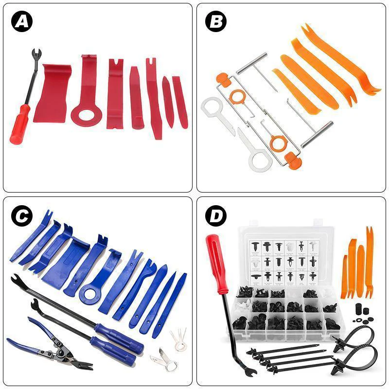 Car Trim Removal Tools Kit & Car Audio Removal Keys - Image 3