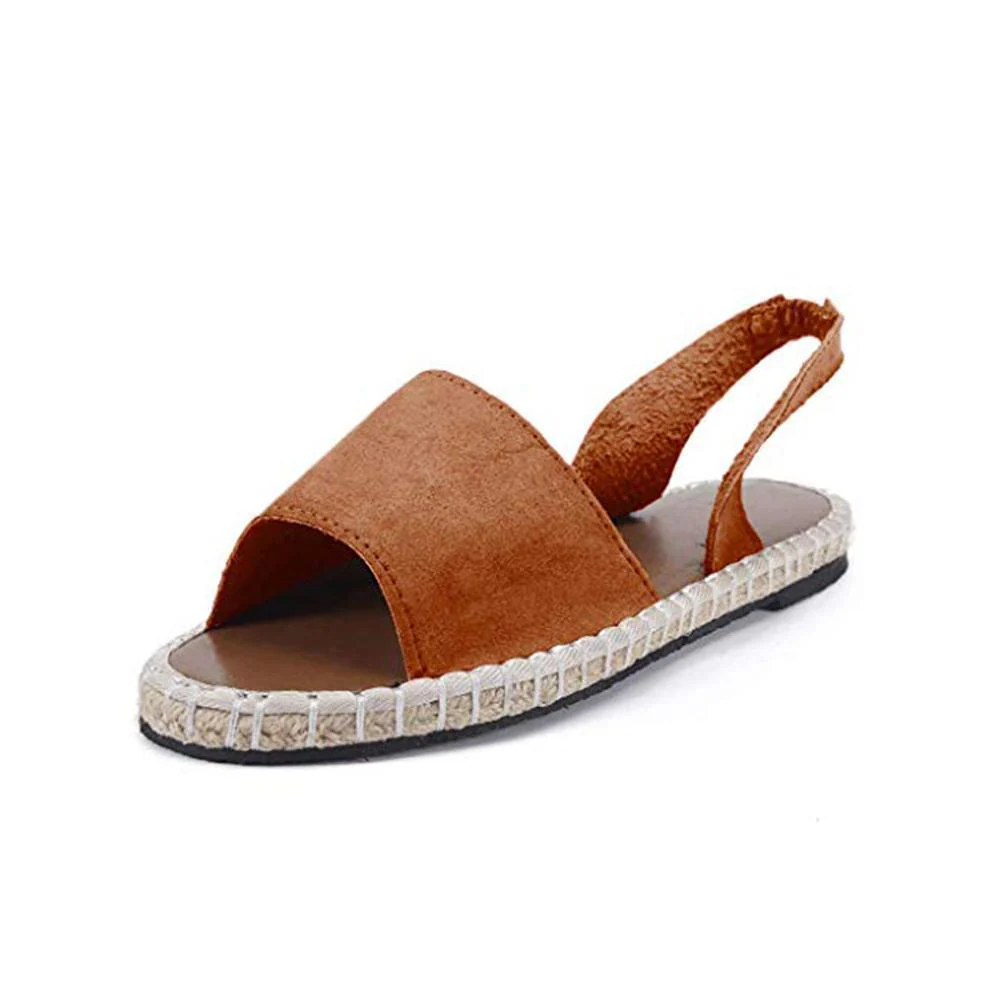 Casual Beach Peep Toe Sandals - Image 6