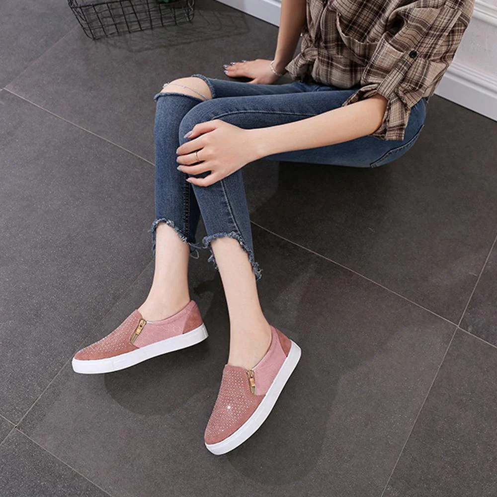 Casual Hollow Slip-on Flat Loafers - Image 4