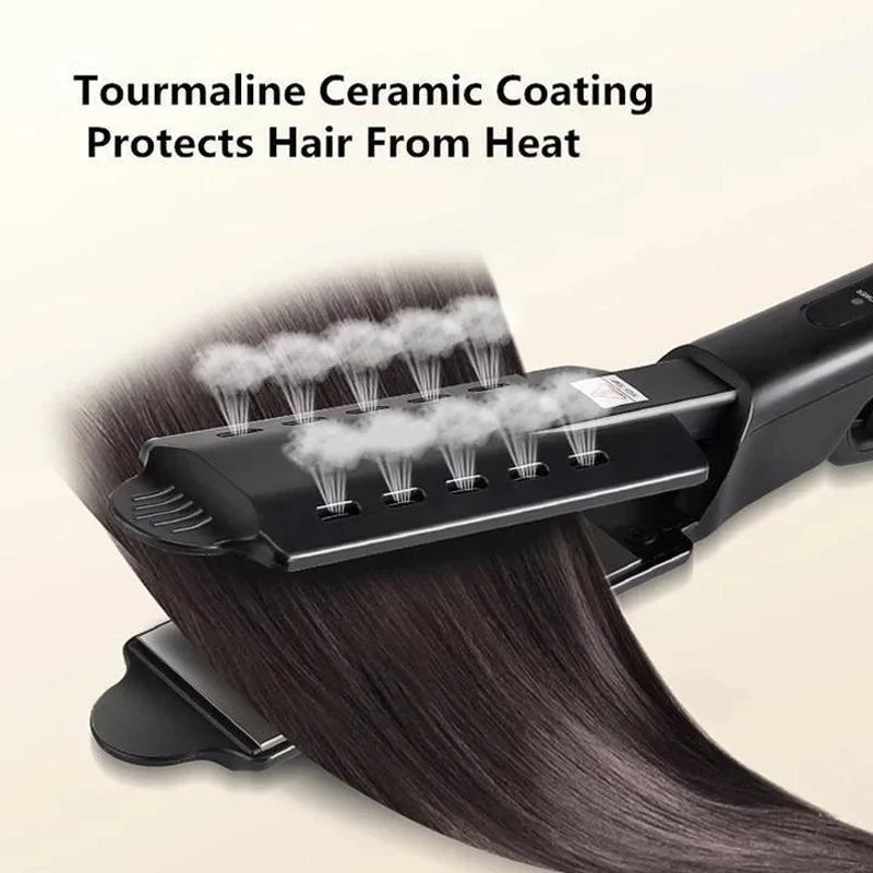 Ceramic Tourmaline Ionic Flat Iron Hair Straightener - Image 3