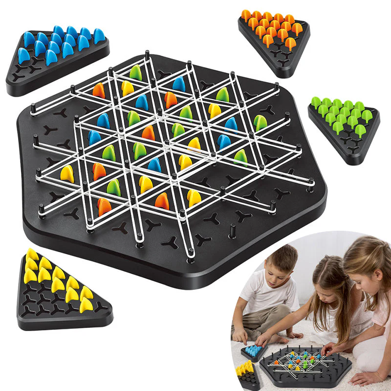 Chain Triangle Chess Game, 2 to 4 Players - Image 9