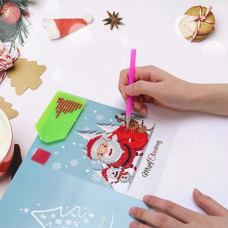 Christmas Card Diamond Picture, Set of 8 Patterns - Image 4