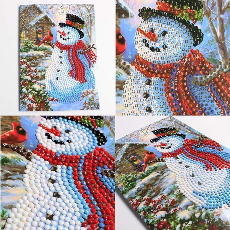 Christmas Card Diamond Picture, Set of 8 Patterns - Image 6