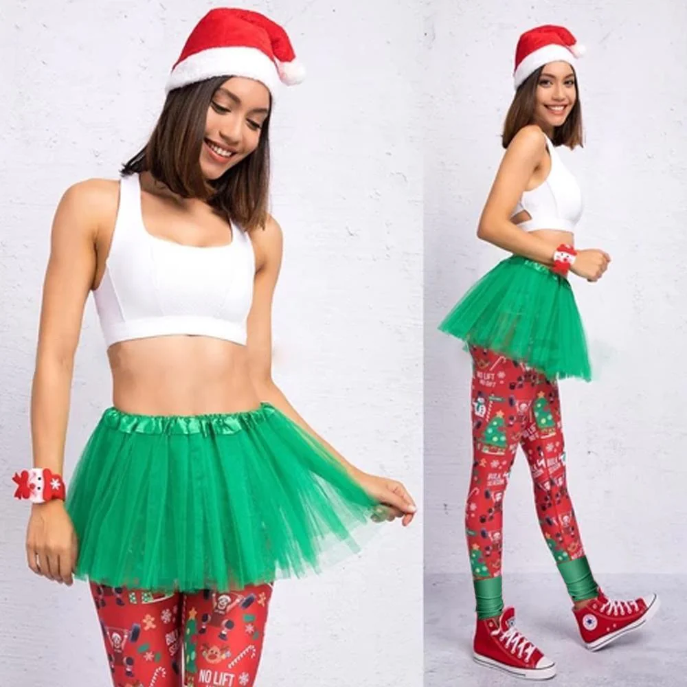 Christmas striped print pants - Image 4