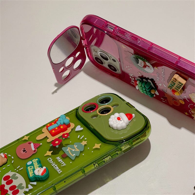 Christmas Tree Pendant iPhone Cover with Mirror - Image 10