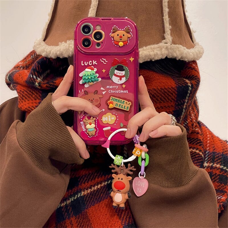 Christmas Tree Pendant iPhone Cover with Mirror - Image 2