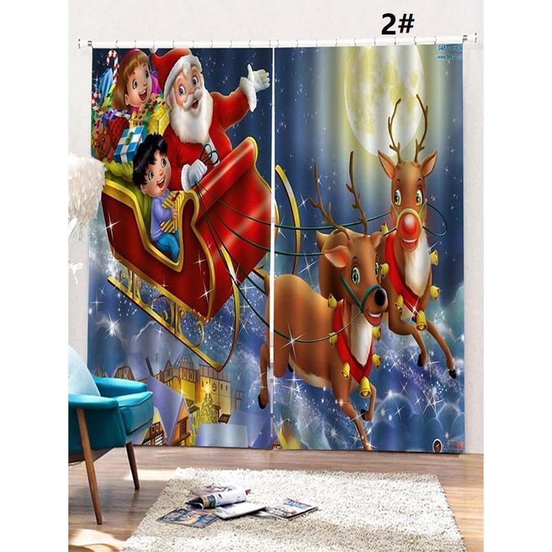 Christmas Window Curtains - 10 patterns - Image 3