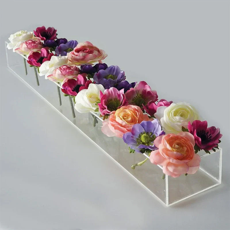 Clear Acrylic Flower Vase - Image 14