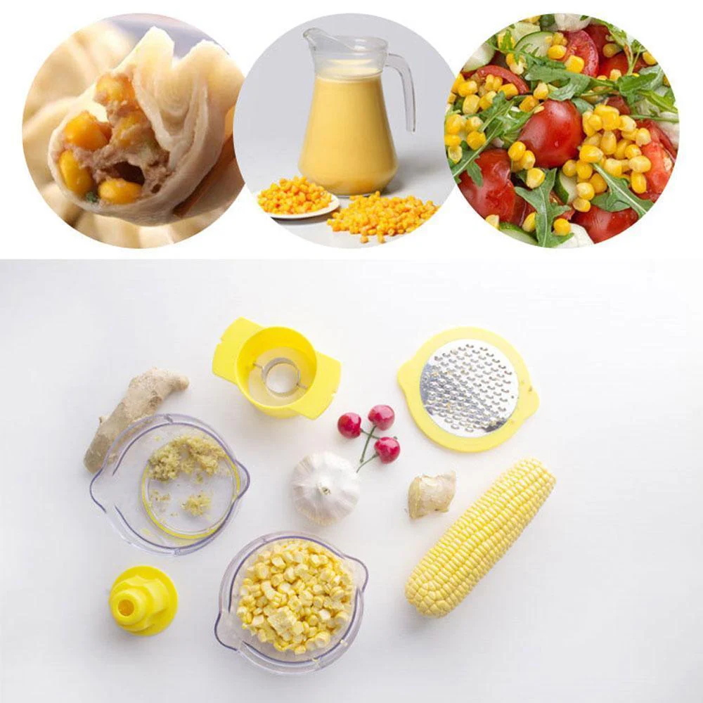 Cob Corn Stripper With Built-In Measuring Cup And Grater - Image 10