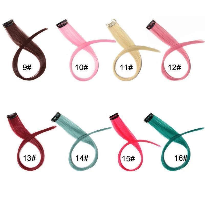 Colored Clip In Hair Extensions - Image 5