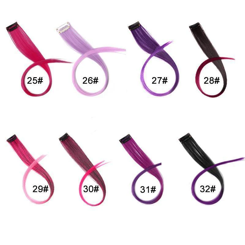 Colored Clip In Hair Extensions - Image 7